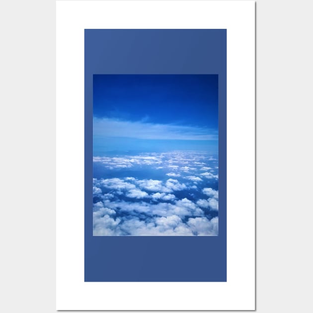 View from above the Clouds Wall Art by Fitra Design